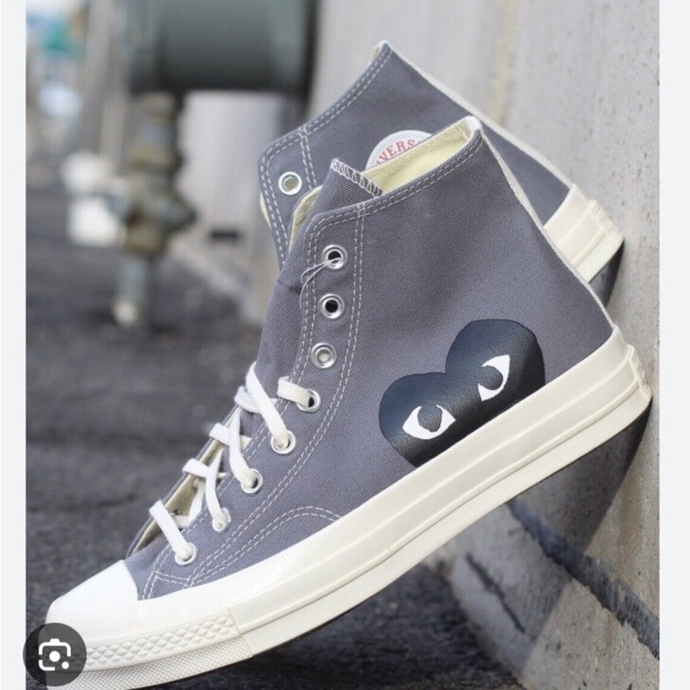 Converse Gray High-Top Sneakers
